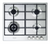 DE'LONGHI - inox, 4 gas (1 DC), griglie metallo mat - 2180020283 DE'LONGHI 0 | Trony.it