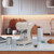 SMEG - Smeg Macchina da Caffè Espresso Manuale 50's Style – Panna LUCIDO – ECF02CREU - 2230008903 SMEG 5 | Trony.it