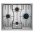 ELECTROLUX - Piano Gas Comandi Frontali 60 Cm MADE IN ITALY RGG6242LOX - 2160005561 ELECTROLUX 0 | trony.live