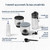 DE'LONGHI - DE'LONGHI Rivelia - Macchina Automatica per Caffè in Chicchi, 16 Bevande one touch, Display touch, Grigio (EXAM440.55.G) - 2230013243 DE'LONGHI 8 | trony.lol