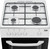 BEKO - Cucina CSG42001FW, (LxDxA) 50x50x85, Bianca, Forno a gas, piano cottura a gas 4 zone, Coperchio in metallo - 2240017200 BEKO 2 | Trony.it
