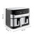 MOULINEX - Dual Easy Fry & Grill, Friggitrice Ad Aria E Grill Con Doppio Cestello, 8,3 L, 8 Programmi, Acciao Inossidabile, EZ905D - 2240019561 MOULINEX 6 | Trony.it