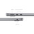 APPLE - MacBook Air 13": Chip Apple M3 con CPU 8-core e GPU 8-core, 256GB SSD - Grigio siderale - 2240021809 APPLE 6 | Trony.it