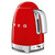 SMEG - Smeg Bollitore A Temperatura Variabile 50's Style –Rosso LUCIDO - KLF04RDEU - 2190007631 SMEG 3 | Trony.it
