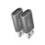 TRUST - CALYX USB-A TO USB-C ADAPTER 2PACK - 2240021265 TRUST 1 | trony.live
