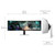 SAMSUNG - S49DG910SU Monitor PC 124,5 cm (49") 5120 x 1440 Pixel Dual QHD OLED Argento - 2240023667 SAMSUNG 1 | Trony.it