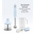 SMEG - Smeg Frullatore Immersione con Accessori 50's Style – Bianco LUCIDO – HBF03WHEU - 2240016658 SMEG 2 | Trony.it