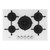 WHIRLPOOL - Piano cottura a gas Whirlpool - GOA 7523/WH - 2200009037 WHIRLPOOL 0 | Trony.it