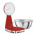 SMEG - Smeg Bilancia da cucina 50's Style - Rosso LUCIDO - KSF01RDWW - 2240022956 SMEG 2 | Trony.it