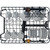 WHIRLPOOL - Lavastoviglie FS 45 cm classe D, 11 coperti, Terzo cesto, 6° senso, PowerCleanPro, Inox - 2250002898 WHIRLPOOL 5 | Trony.it
