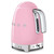 SMEG - Bollitore A Temperatura Variabile 50's Style – Rosa LUCIDO – KLF04PKEU - 2200005128 SMEG 3 | Trony.it