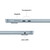 APPLE - MacBook Air 15'' M4 chip 10-core CPU 10-core GPU, 16GB, 256GB SSD - Celeste - 2250003315 APPLE 6 | Trony.it