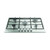 INDESIT - THP 752 IX/I 1 piano gas inox 75cm 5 fuochi griglie smaltate - 2250006956 INDESIT 1 | trony.live