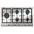 WHIRLPOOL - Piano cottura a gas Whirlpool - GMAL 9522/IXL - 2210007352 WHIRLPOOL 0 | Trony.it