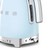SMEG - Bollitore A Temperatura Variabile 50's Style – Azzurro LUCIDO – KLF04PBEU - 2200005126 SMEG 4 | Trony.it