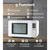SMEG - Smeg Forno a microonde combinato - Nero opaco - MOC02BLMEU - 2260003063 SMEG 2 | Trony.it