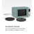 SMEG - Smeg Forno a microonde combinato - Nero opaco - MOC02BLMEU - 2260003063 SMEG 3 | Trony.it