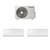 SAMSUNG - KIT DUAL LUZON S2 12+12K BTU - 2260006277 SAMSUNG 0 | Trony.it