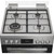 HOTPOINT ARISTON - H6G8LMSAWX cucina libera installazione inox, 60x60cm, piano gas, forno elettrico ventilato, 72Lt, classe A - 2250013665 HOTPOINT ARISTON 5 | Trony.it