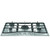 HOTPOINT ARISTON - PCN R753N T/IX/HA Piano Gas Acciaio Inox, 75 cm, 5 bruciatori, 1 bruciatore Tripla Corona, Griglie Smaltate effetto ghis - 2260008419 HOTPOINT ARISTON 1 | Trony.it