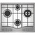 HOTPOINT ARISTON - PCN R643N T/IX/HA Piano cottura 60 cm, griglie smaltate effetto ghisa, 4 fuochi di cui 1 tripla corona - 2260009517 HOTPOINT ARISTON 1 | bottegaverde.live