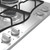 HOTPOINT ARISTON - PCN R643N T/IX/HA Piano cottura 60 cm, griglie smaltate effetto ghisa, 4 fuochi di cui 1 tripla corona - 2260009517 HOTPOINT ARISTON 4 | bottegaverde.live