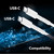 CELLULARLINE - CAVO FLEXY 60CM 60W USB C TO USB C BIANCO - 2260009226 CELLULARLINE 3 | trony.live