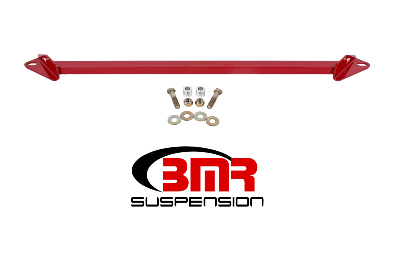 BMR 15-17 S550 Mustang Front 2-Point Subframe Chassis Brace - Red - CB007R