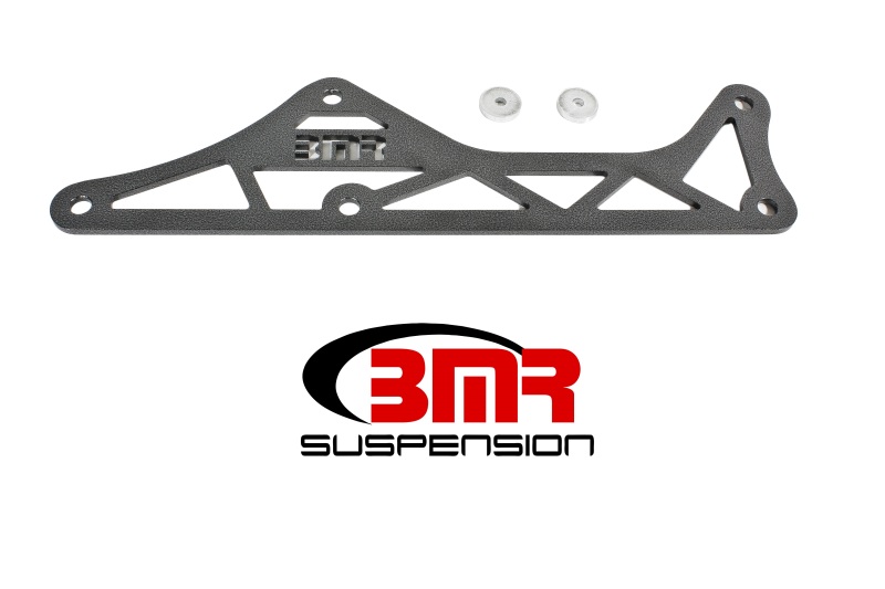 BMR 16-17 6th Gen Camaro Steel Driveshaft Tunnel Brace - Black Hammertone - DTB005H