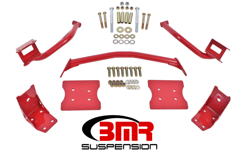 BMR 79-04 Fox Mustang Torque Box Reinforcement Plate Kit(TBR005R And TBR003R) - Red - TBR004R