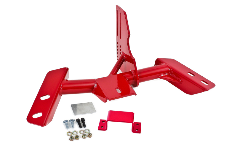 BMR 84-92 3rd Gen F-Body Torque Arm Relocation Crossmember TH700R4 / 4L60 - Red - TCC017R