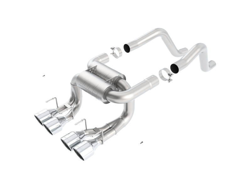 Borla 06-12 Chevrolet Corvette Z06/ZR1 6.2L/7.0L 8cyl Aggressive ATAK Exhaust (rear section only) - 11822