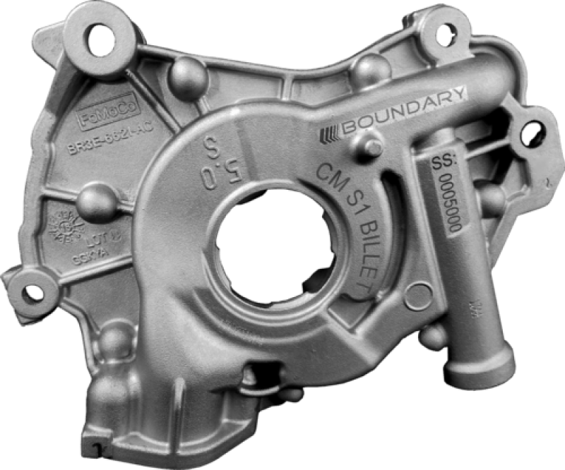 Boundary 11-17 Ford Coyote Mustang GT/F150 V8 Oil Pump Assembly w/Billet Back Plate - CM-S1-BBP