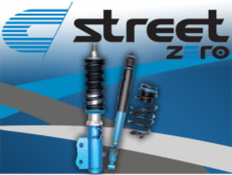 Cusco Street Zero-A 03-04 Subaru GDB STi 40-Way Adj FR-Pillow Upper Mount RR-Rubber Mount Coilovers - 667 61N CN