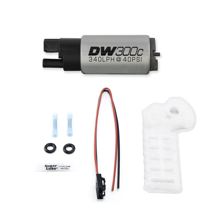 DeatschWerks 340lph DW300C Compact Fuel Pump 17-20 Honda Civic Type R (w/o Mounting Clips) - 9-307-1059