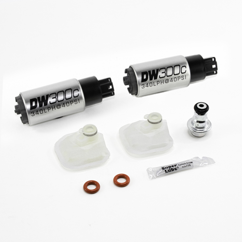 DeatschWerks 09-15 Cadillac CTS-V DW300c (2) 340 LPH In-Tank Fuel Pumps w/ Install Kit - 9-309-1039