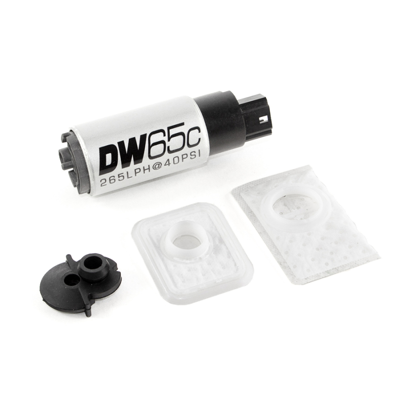 DeatschWerks 97-04 Jeep Wrangler 2.5L/4.0L DW65C 265lph Compact Fuel Pump w/ Install Kit - 9-651-1051