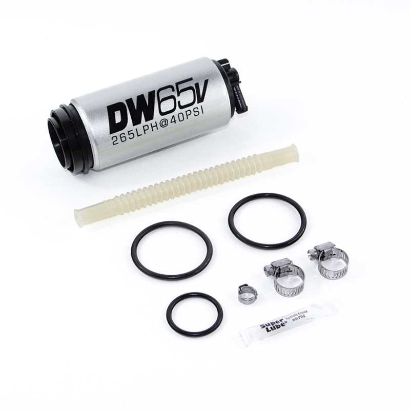 DeatschWerks DW65v Series 265 LPH Compact In-Tank Fuel Pump w/ VW/Audi 1.8T FWD Set Up Kit - 9-654-1025