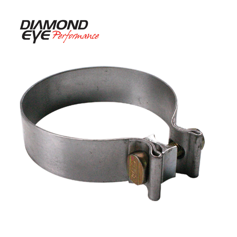 Diamond Eye Band CLAMP 2-1/2in METRIC HARDWARE 409 SS - BC250S409