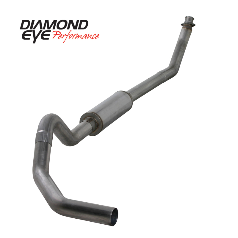 Diamond Eye KIT 4in TB SGL SS: 98.5-02 DODGE CUMMINS 5.9L - K4212S