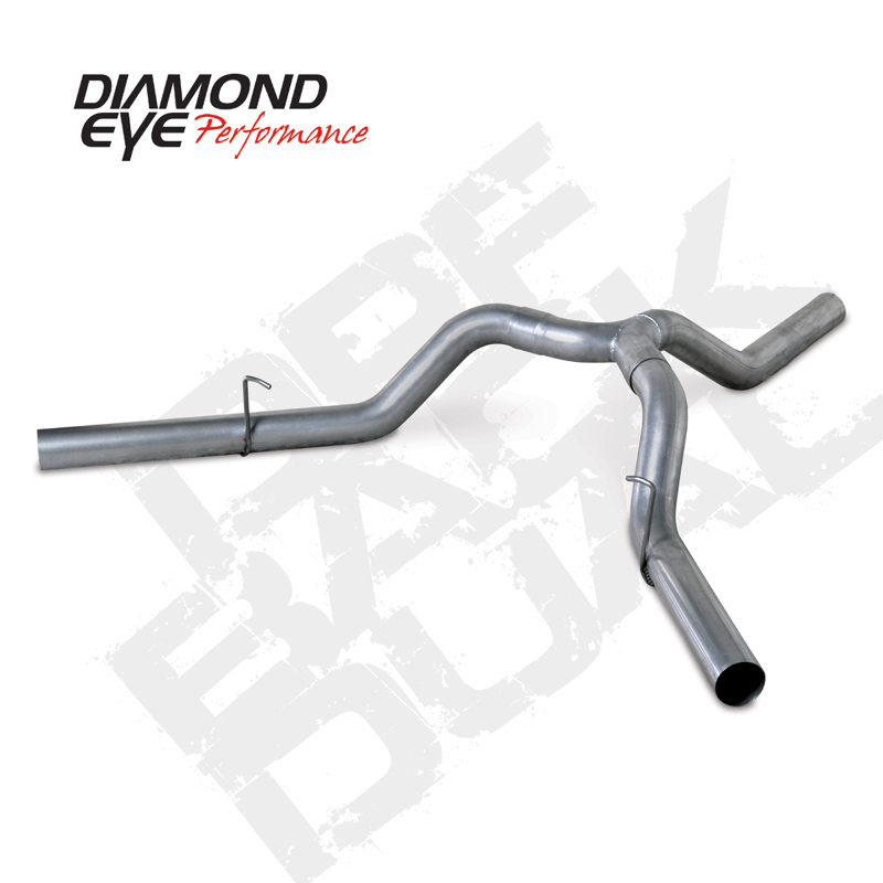 Diamond Eye KIT 4in DPF-BACK DUAL SS: DODGE 6.7L 2500 2014 SHORT BOX CREW CAB & MEGA CAB - K4260S