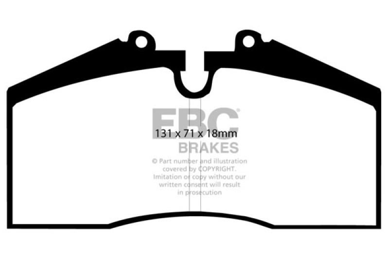 EBC 86-91 Porsche 928 5.0 Greenstuff Front Brake Pads - DP2767