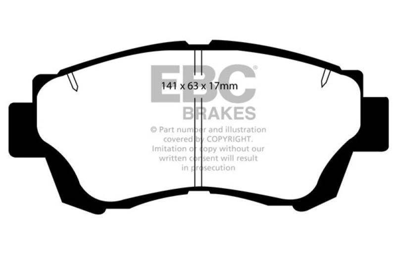 EBC 92-96 Lexus ES300 3.0 Greenstuff Front Brake Pads - DP2874
