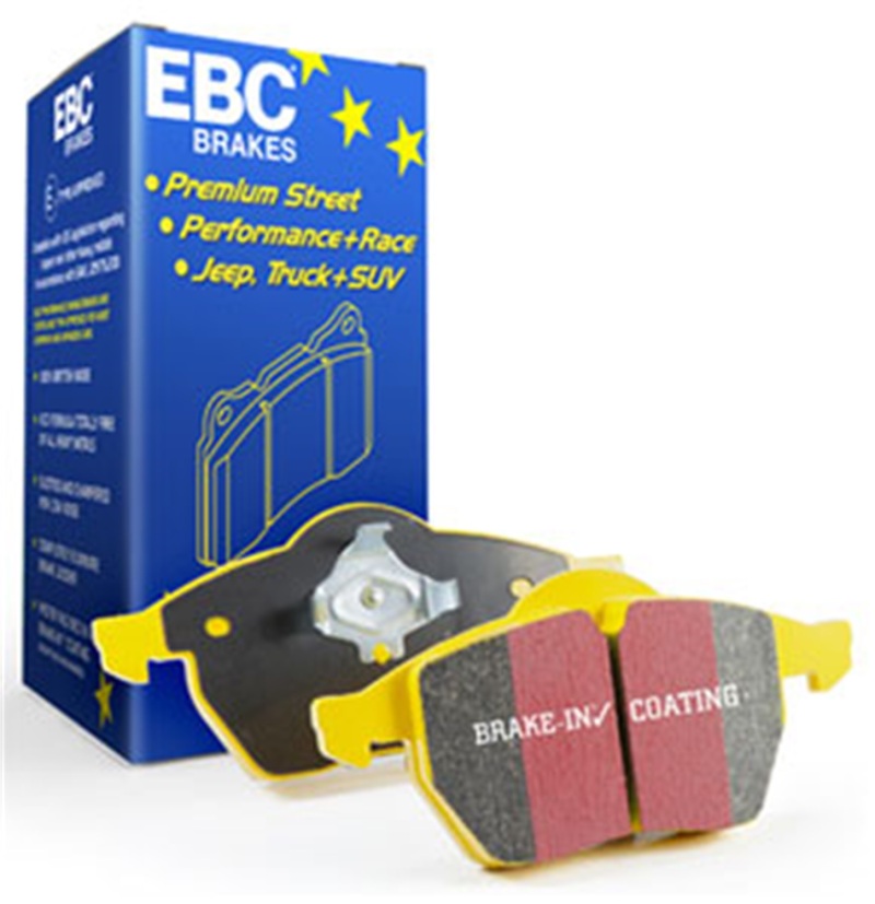 EBC 91-93 Volvo 740 2.3 (ABS) (Girling) Yellowstuff Rear Brake Pads - DP41043R