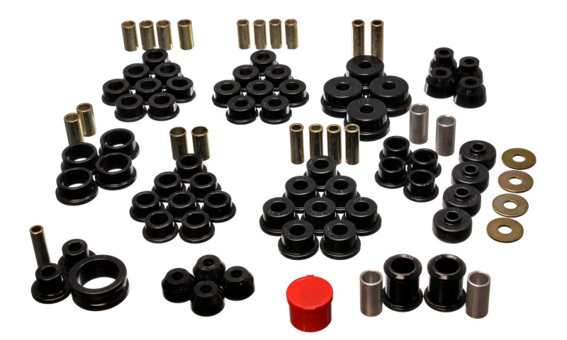 Energy Suspension 84-95 Chevrolet Corvette Black Hyper-flex Master Bushing Set - 3.18122G