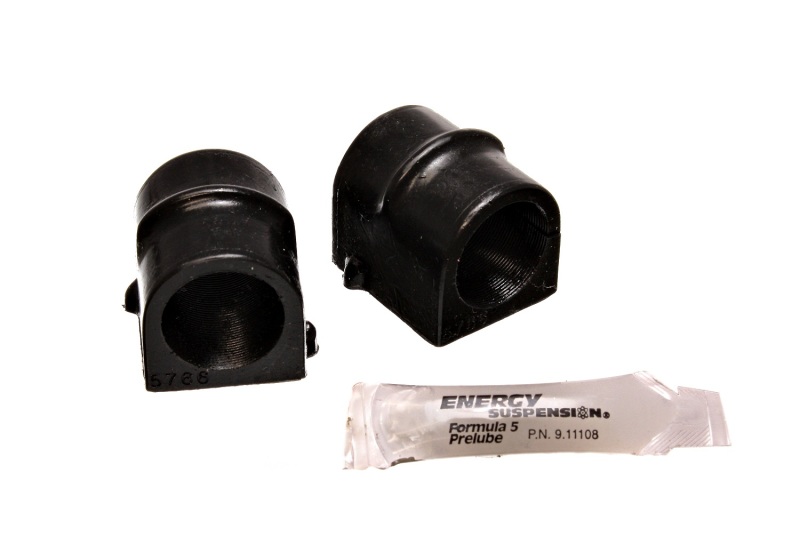 Energy Suspension 04-06 Pontiac GTO 28mm Front Sway Bar Frame Bushing Set - Black - 3.5210G