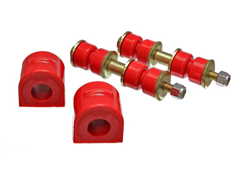 Energy Suspension 00-04 Ford Focus Red 20mm Rear Sway Bar Bushing Set - 4.5179R