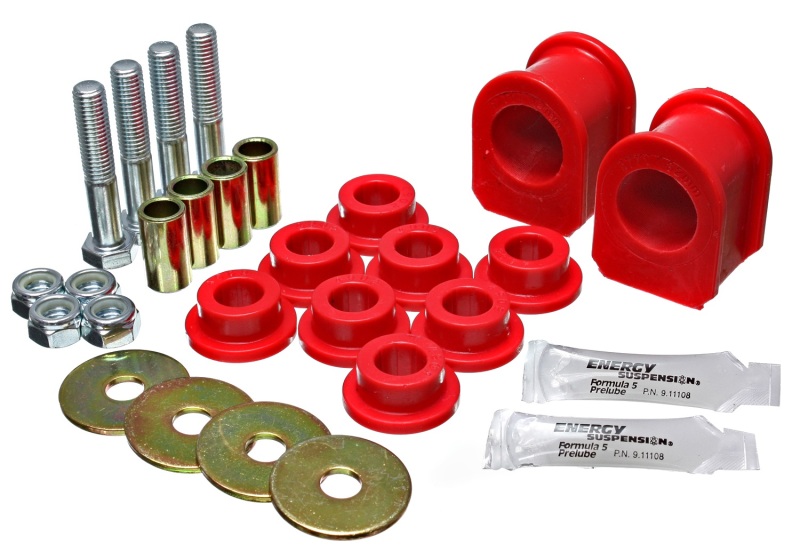 Energy Suspension 05-07 Ford Mustang Red Rear Sway Bar Frame Bushings (Must Reuse All Metal Parts) - 4.5191R