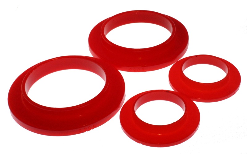 Energy Suspension 79-04 Ford Mustang SVO Red Rear Spring Upper & Lower Isolator Set - 4.6101R