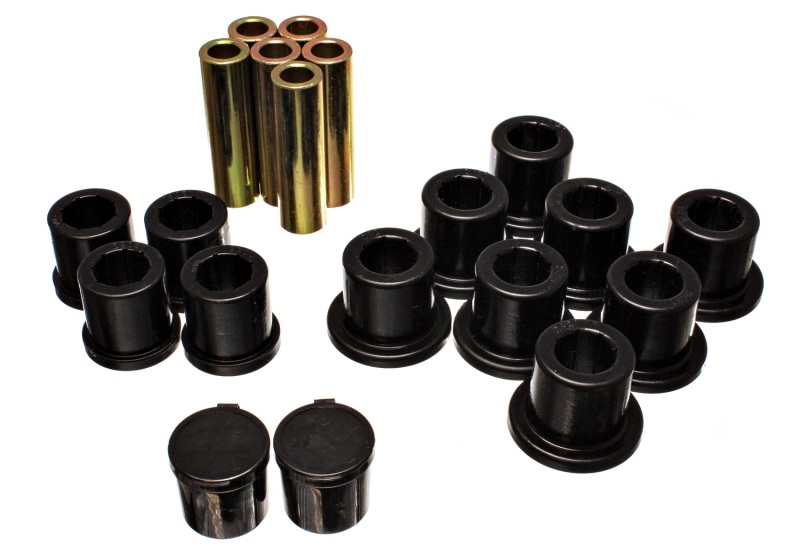 Energy Suspension Rear Spring Bushing Set - Black - 5.2119G